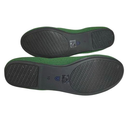 ROTHY’S Women’s JellyBean The Flat Green and Blue knit flat size 10 - Picture 6 of 7